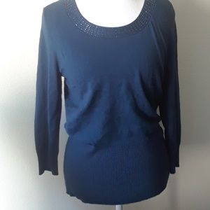 HILLARD HANSON  SIZE  L BLOUSE